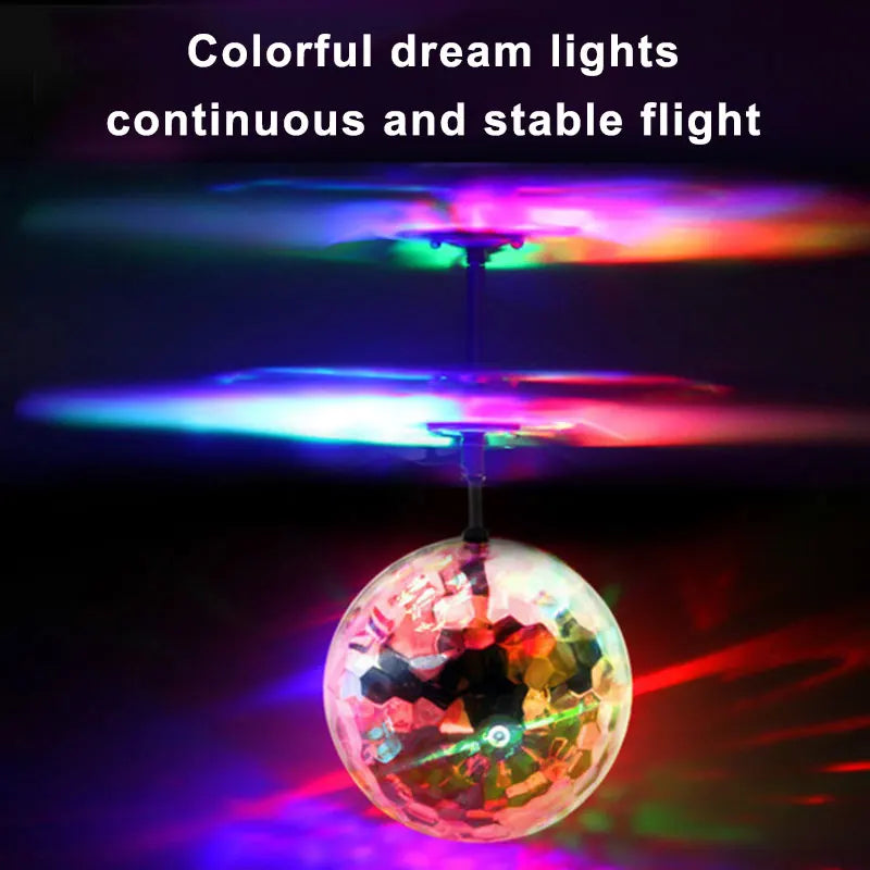 Flying Ball Toys for Kids | Glowing LED Helicopter Drone