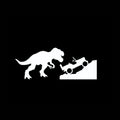 T-Rex Dinosaur Car Sticker | Jeep Window Decal for Laptop and Car Decoration