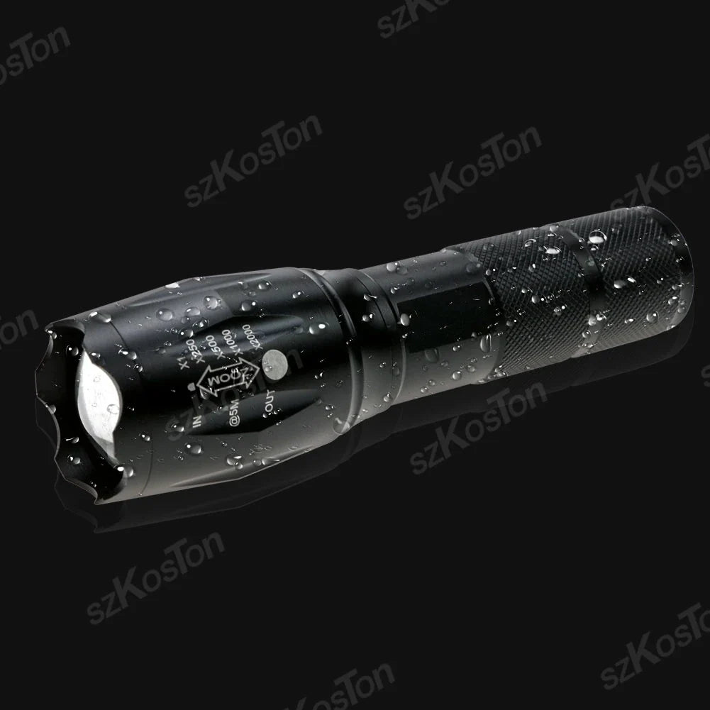 T6 LED Flashlight | Portable Telescopic Tactical Torch