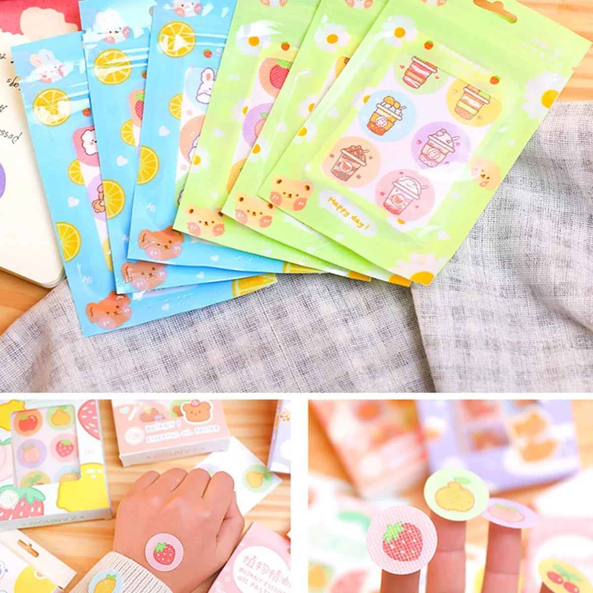 Mosquito Repellent Stickers for Kids | Portable & DEET-Free Bug Protection