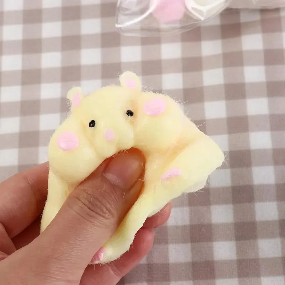 Cute Hamster Squeeze Toy | Fidget Sensory Stress Relief Gift for Kids and Adults