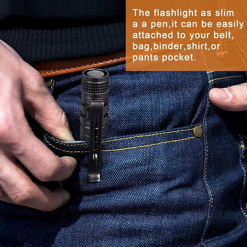 ESMARTER Mini Pen Flashlight | Compact LED Torch for Work and Outdoor Use