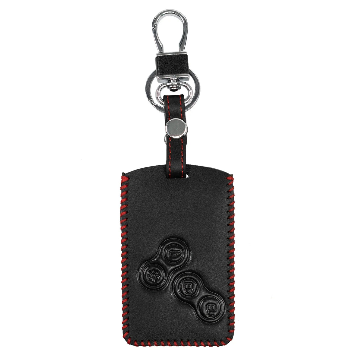 Renault Key Cover Leather 4 Button | XUKEY Car Remote Key Shell Case
