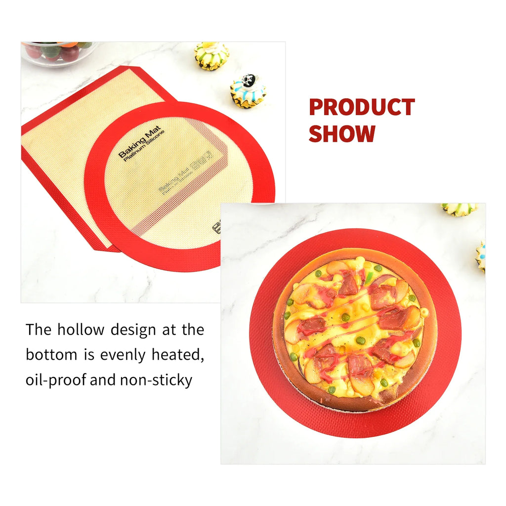 Silicone Baking Mat | Non Stick Heat Resistant Board for Kneading and Rolling