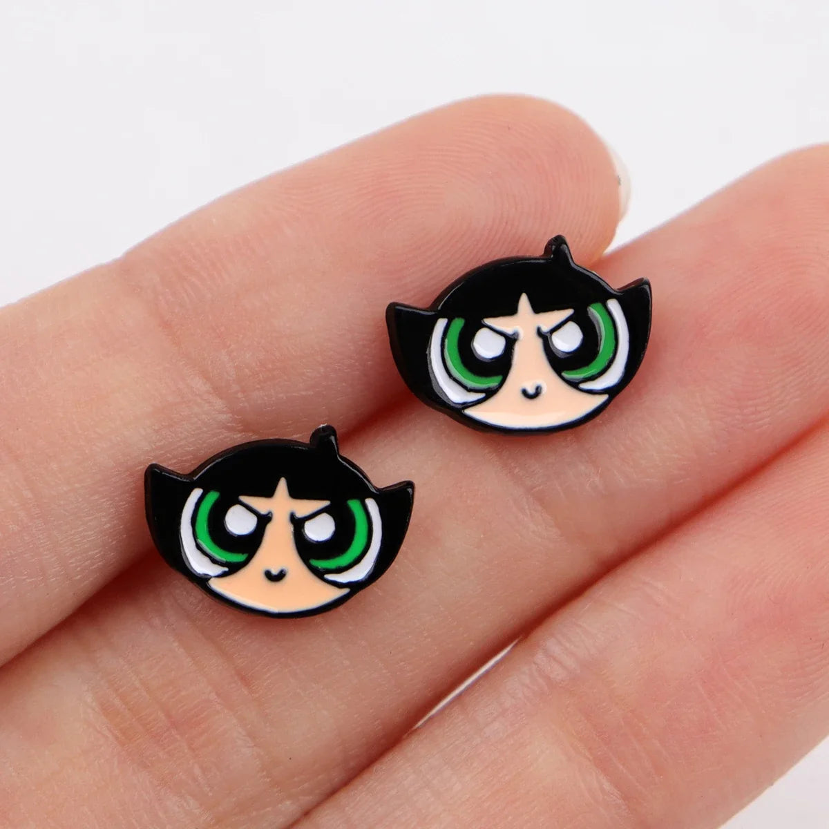 Cartoon Animal Stud Earrings | Cute Stainless Steel Pierced Jewelry for Women