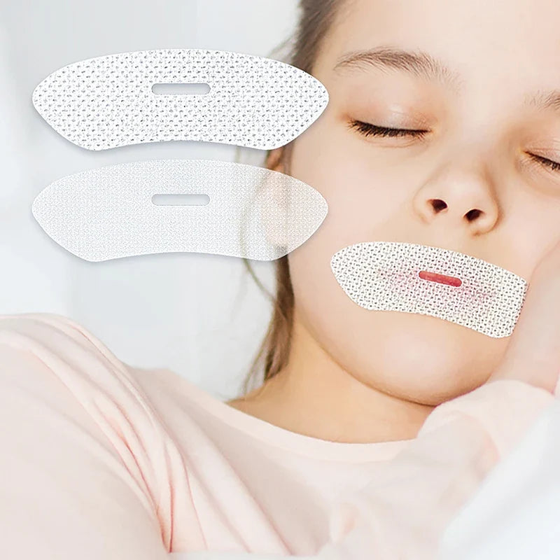 30Pcs Night Sleep Lip Nose Breathing Improving Patch | Anti-Snoring Stickers for Children and Adults