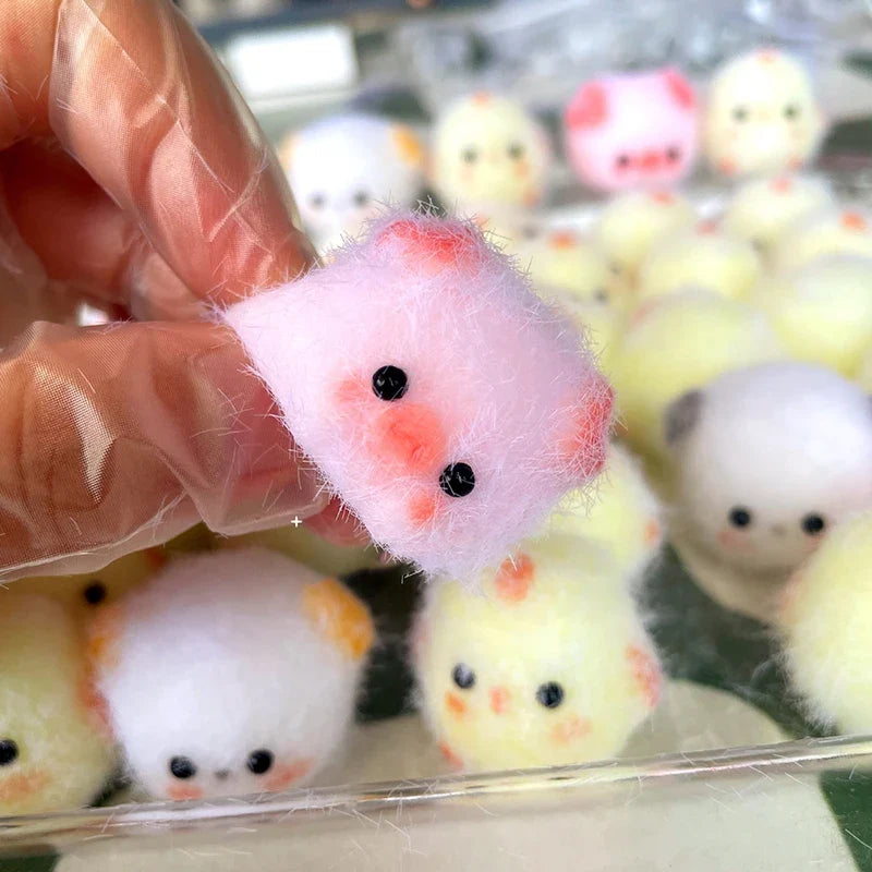 Cute Squeeze Stress Toy | Kawaii Silicone Pinch Toy Keychain