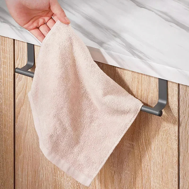 Stainless Steel Towel Rack | Kitchen and Bathroom Under Sink Organizer