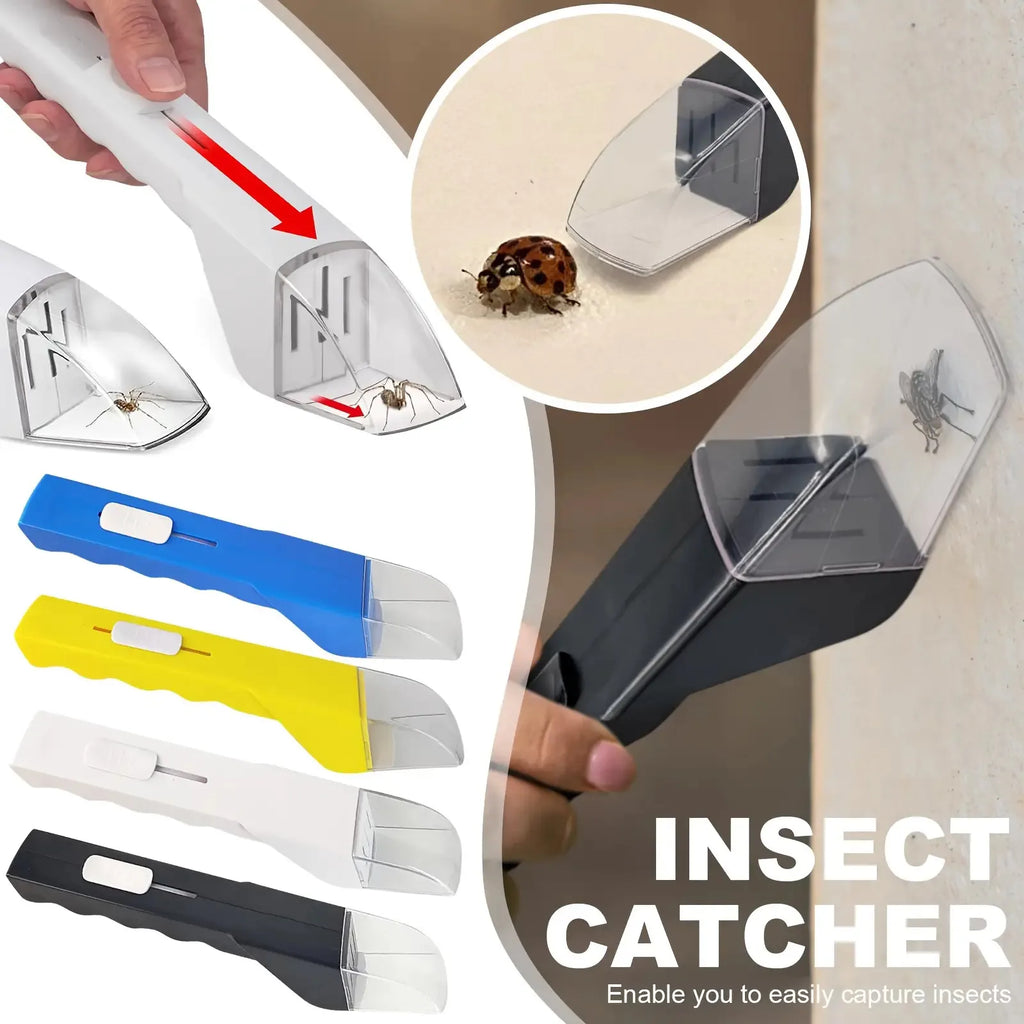 Reusable Handheld Bug Catcher | Humane Insect Trap for Bees, Spiders, and Crawlers