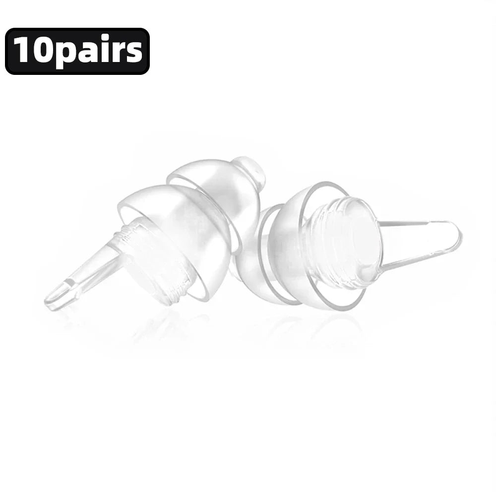 Ear Plugs High Fidelity Concert - Ear Protection for Concerts, Musicians Reusable/Hypoallergenic Earplugs - Noise Reduction