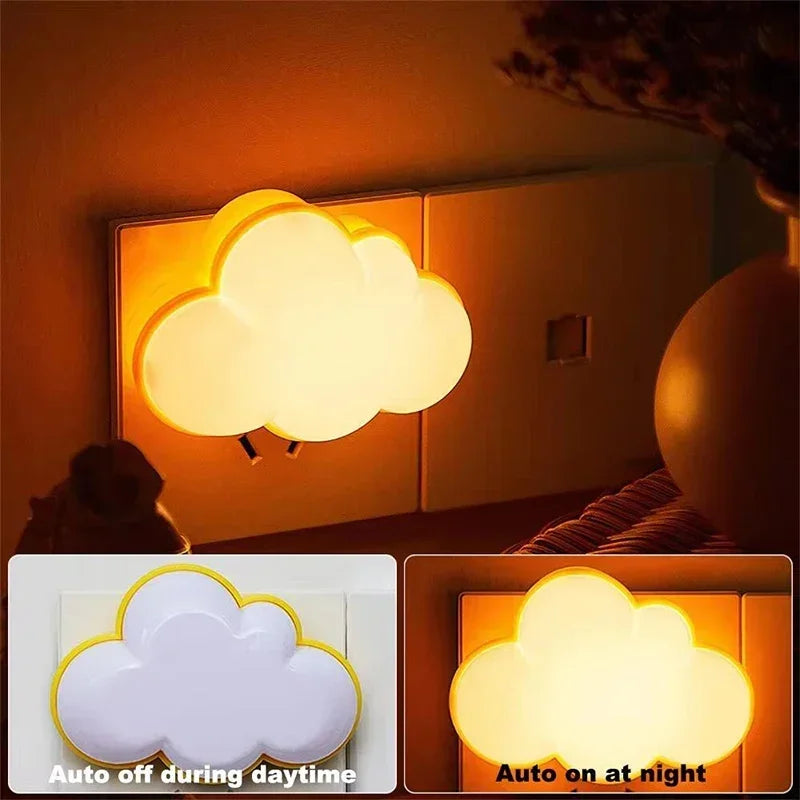 Cloud LED Night Light | Plug-in Cute Night Lamp for Kids and Adults