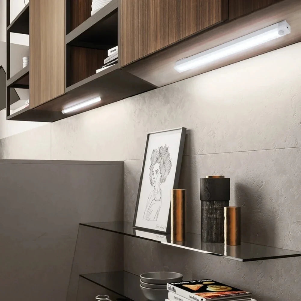 Rechargeable Motion Sensor LED Cabinet Light | Wireless Night Light for Closet Hallway