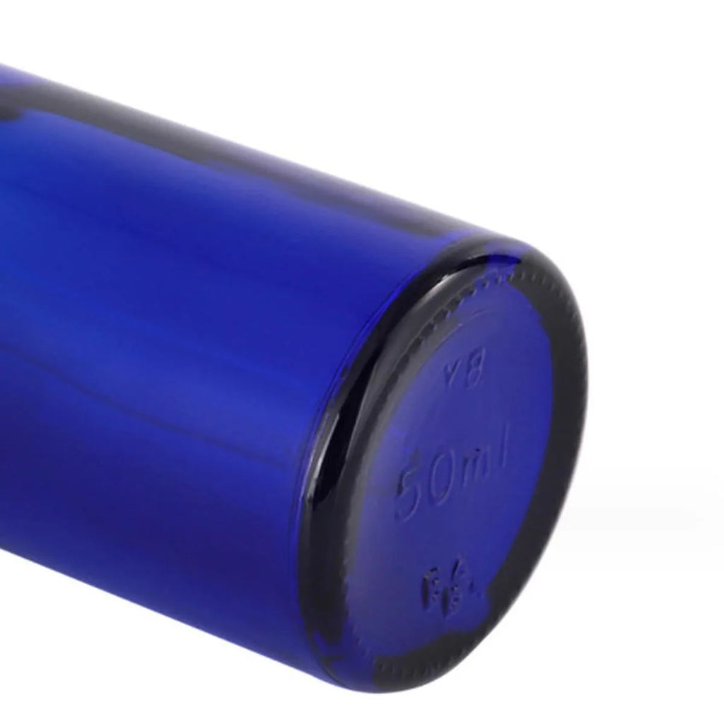 15/30/50/100ml Blue Glass Spray Bottle | Refillable Fine Mist Perfume Atomizer