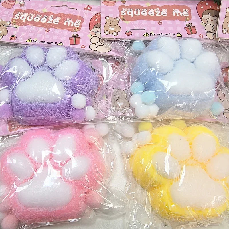 Squeeze Cat Paw Toy | Cute Stress Relief Squishy Toy for Kids and Adults