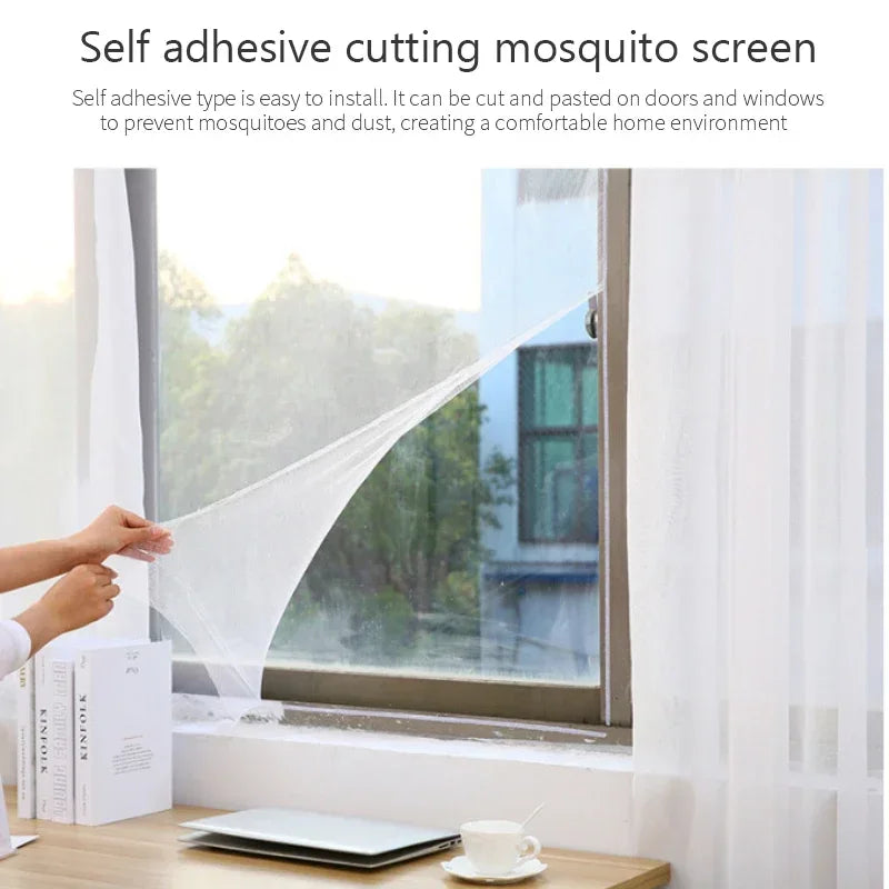 Mosquito Net for Windows and Doors | DIY Anti Mosquito Screen Protector