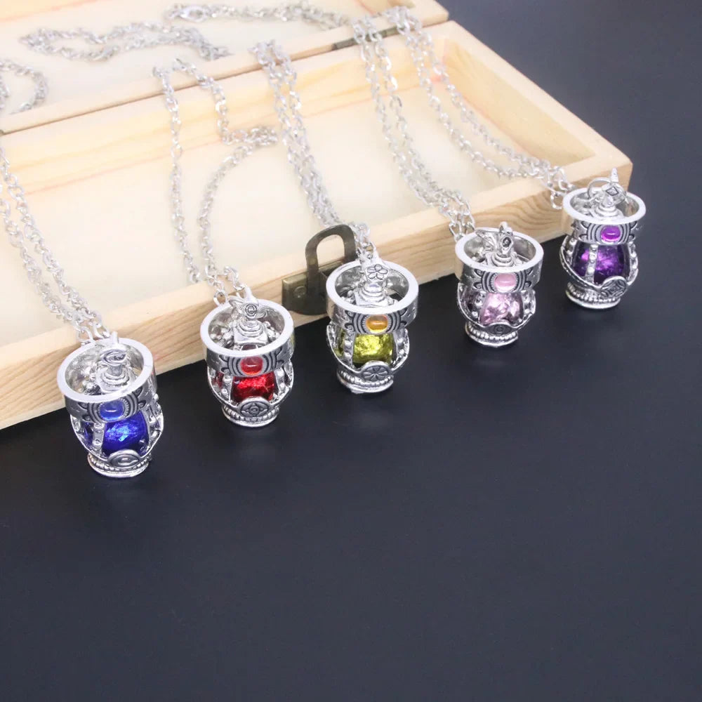 Madoka Magica Soul Gem Pendant Necklace | Anime Jewelry Set