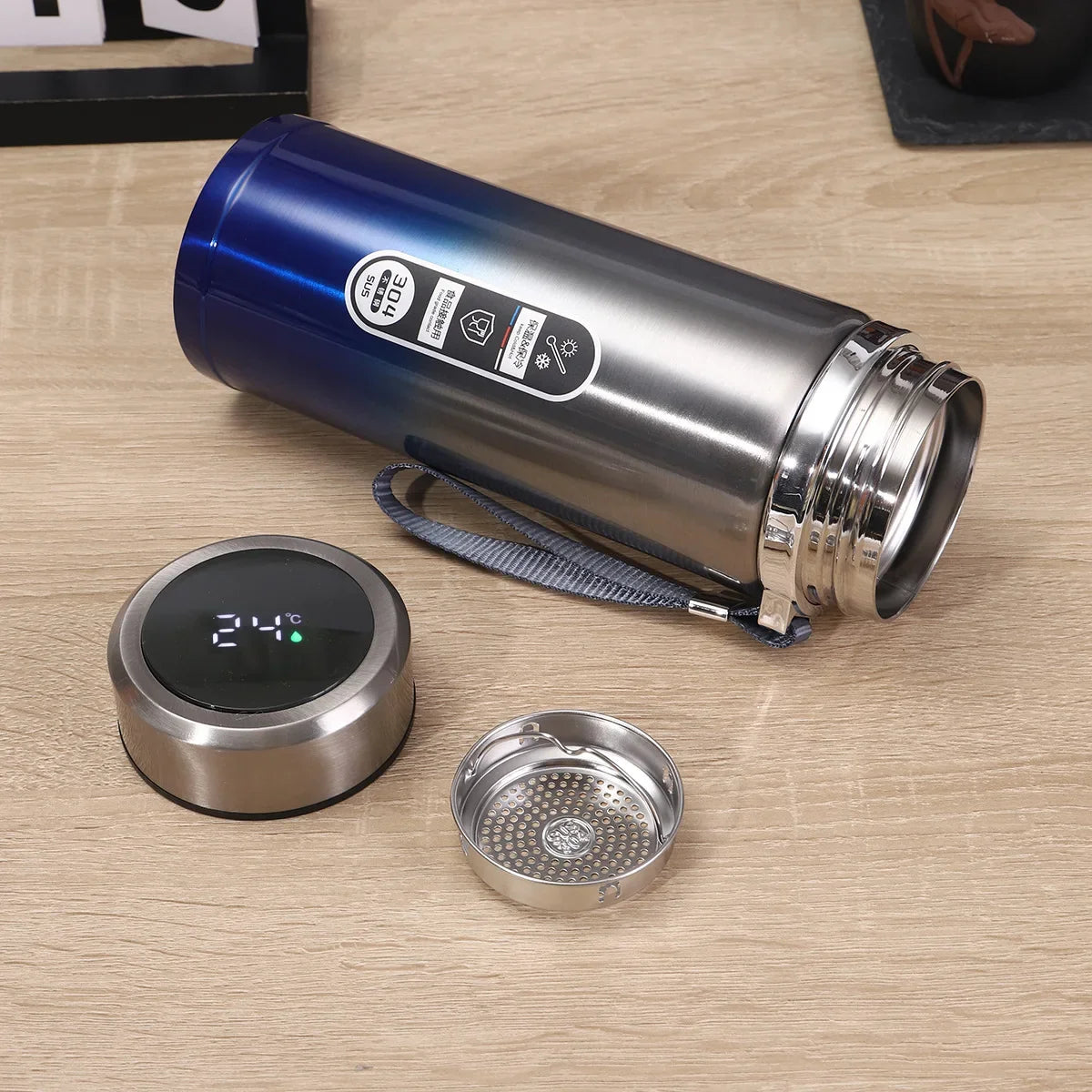 Steel Vacuum Insulated Water Tumbler | Double Wall Leak-proof Travel Mug