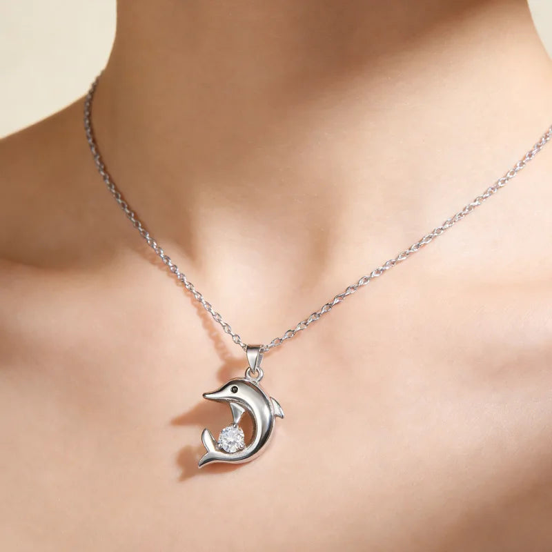 925 Sterling Silver 18k Gold Plated Necklace Single Sparkling Zircon Clavicle Chain for Women Wedding Silver Jewelry collares