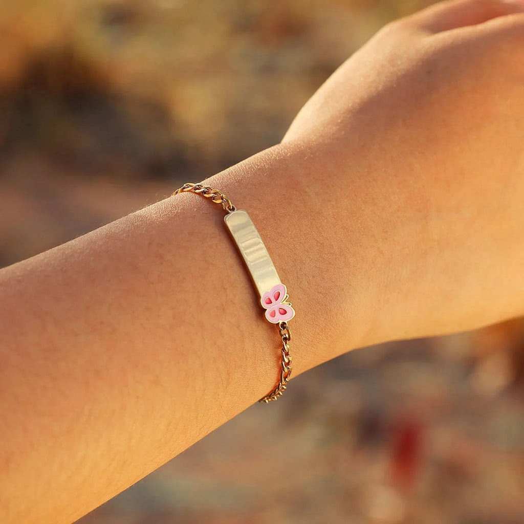 Custom Stainless Steel Name Bracelet | Personalized Gift for Daughter