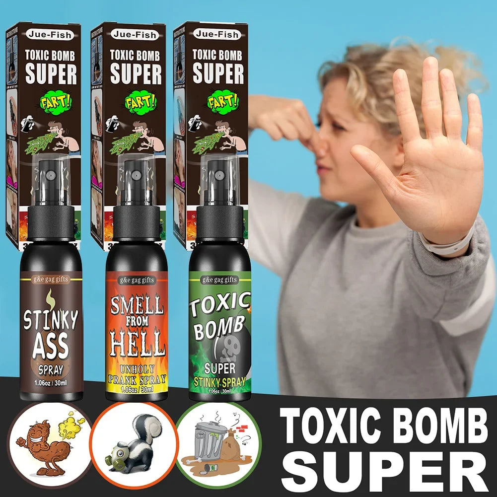 30ml Fart Spray Prank | Non-Toxic Stinky Gag Toy for Halloween Party