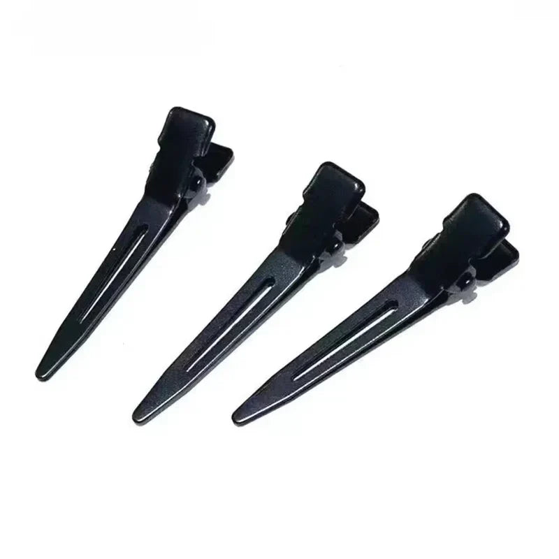 10PCS Black Duckbill Hair Clips Nonslip Alligator Hair Clips Barber Salon Styling Dying Hair Accessories