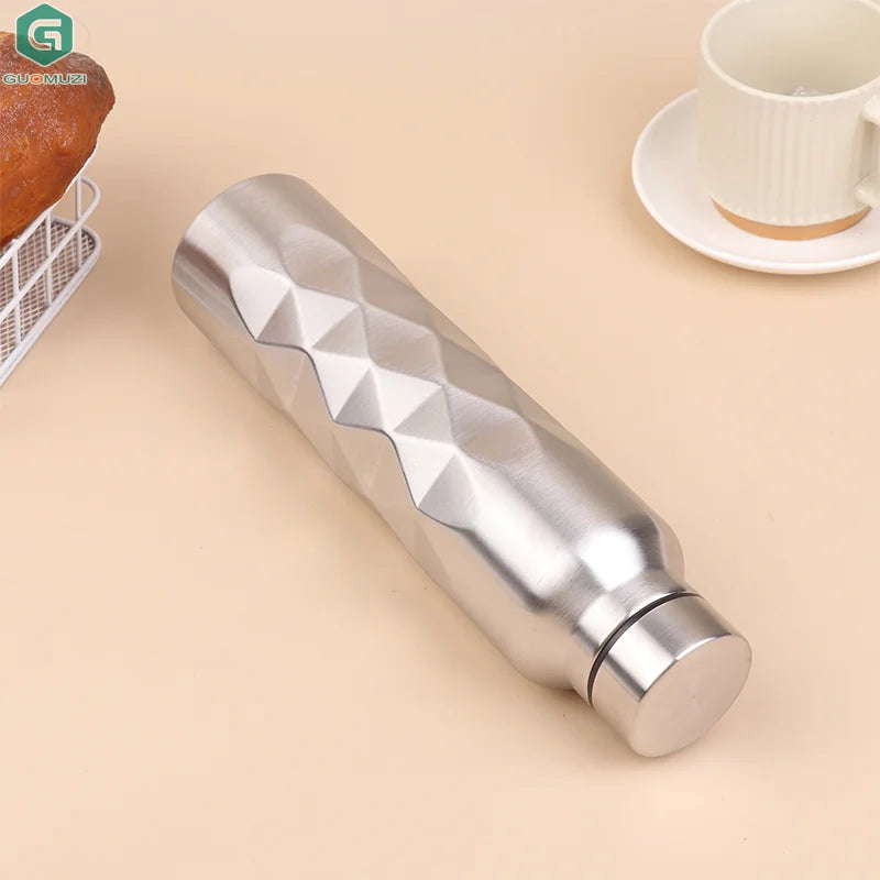 1000ml Stainless Steel Water Bottle | Leak-Proof Sport Flask for Gym, Camping & Travel