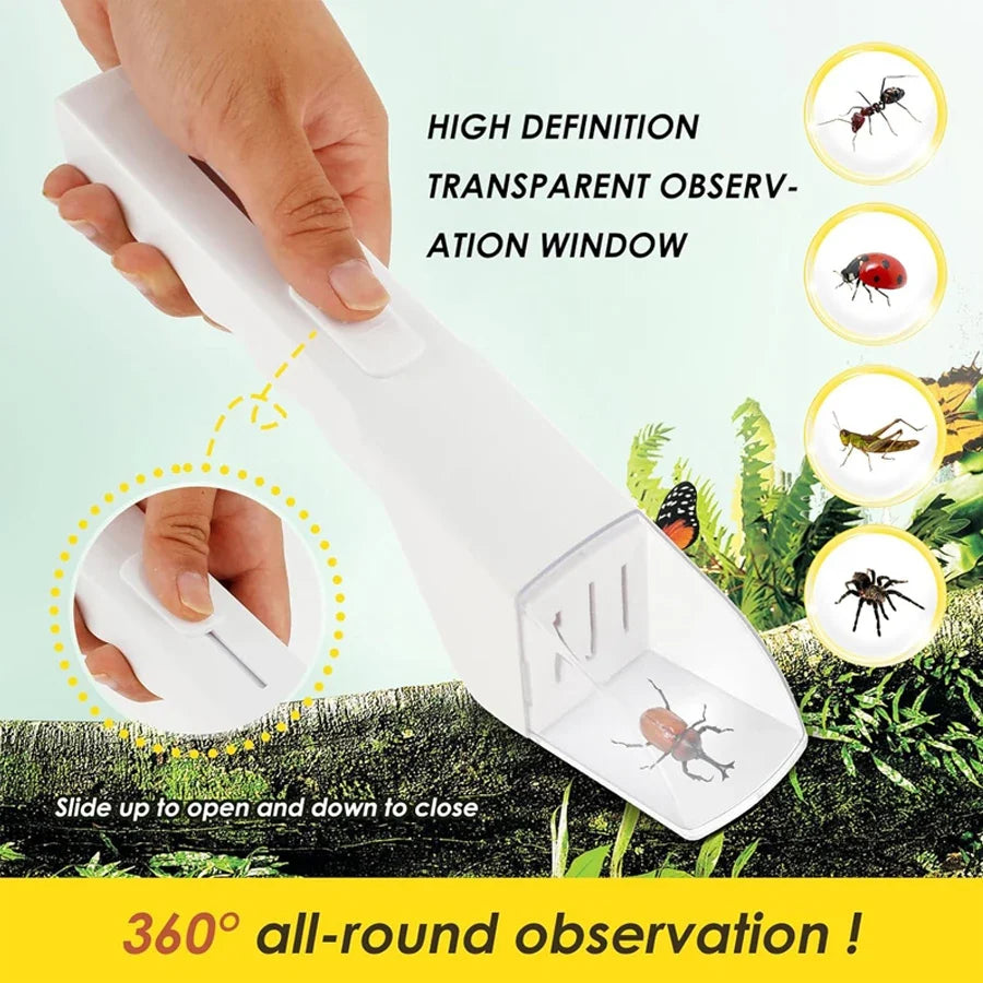 Humane Insect Catcher Viewer | 360° Observation Tool for Kids & Nature Lovers