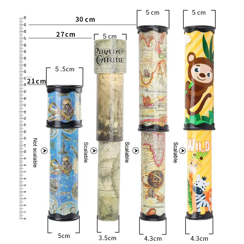 Scalable Kaleidoscope Toy | 30cm Adjustable Magic Educational Toy for Kids