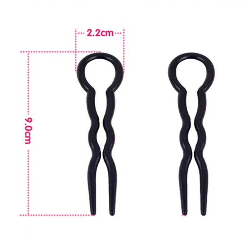 3Pcs Simple Fast Spiral Hair Braid Twist Styling Tool Clip Pin Bun Maker Hot Magic