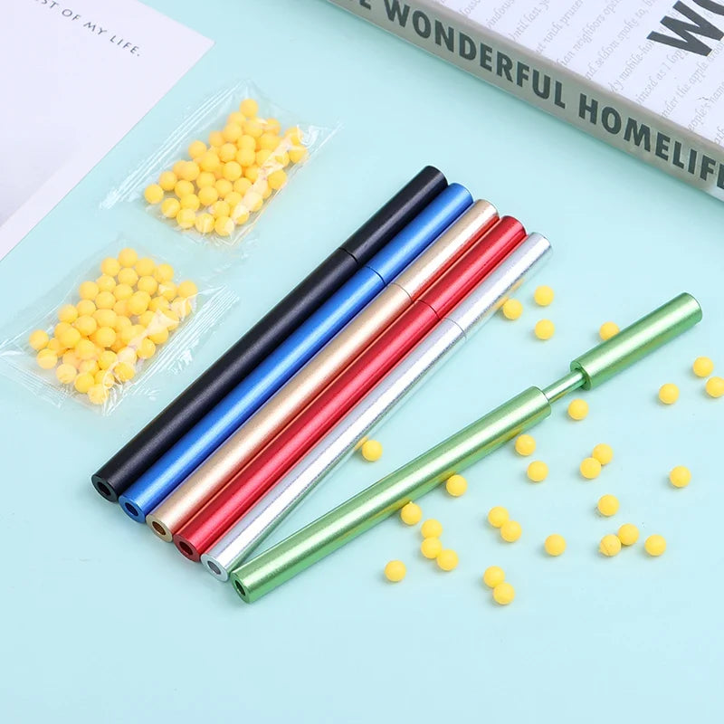 Soft Pinball Launcher Guns | Safe Crackling Toy for Kids Party Fun