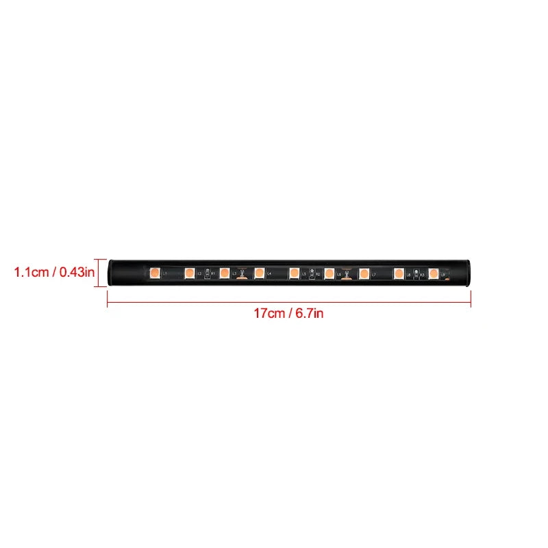 LED Car Ambient Foot Light | USB 5V Auto Interior Atmosphere Neon Lamp