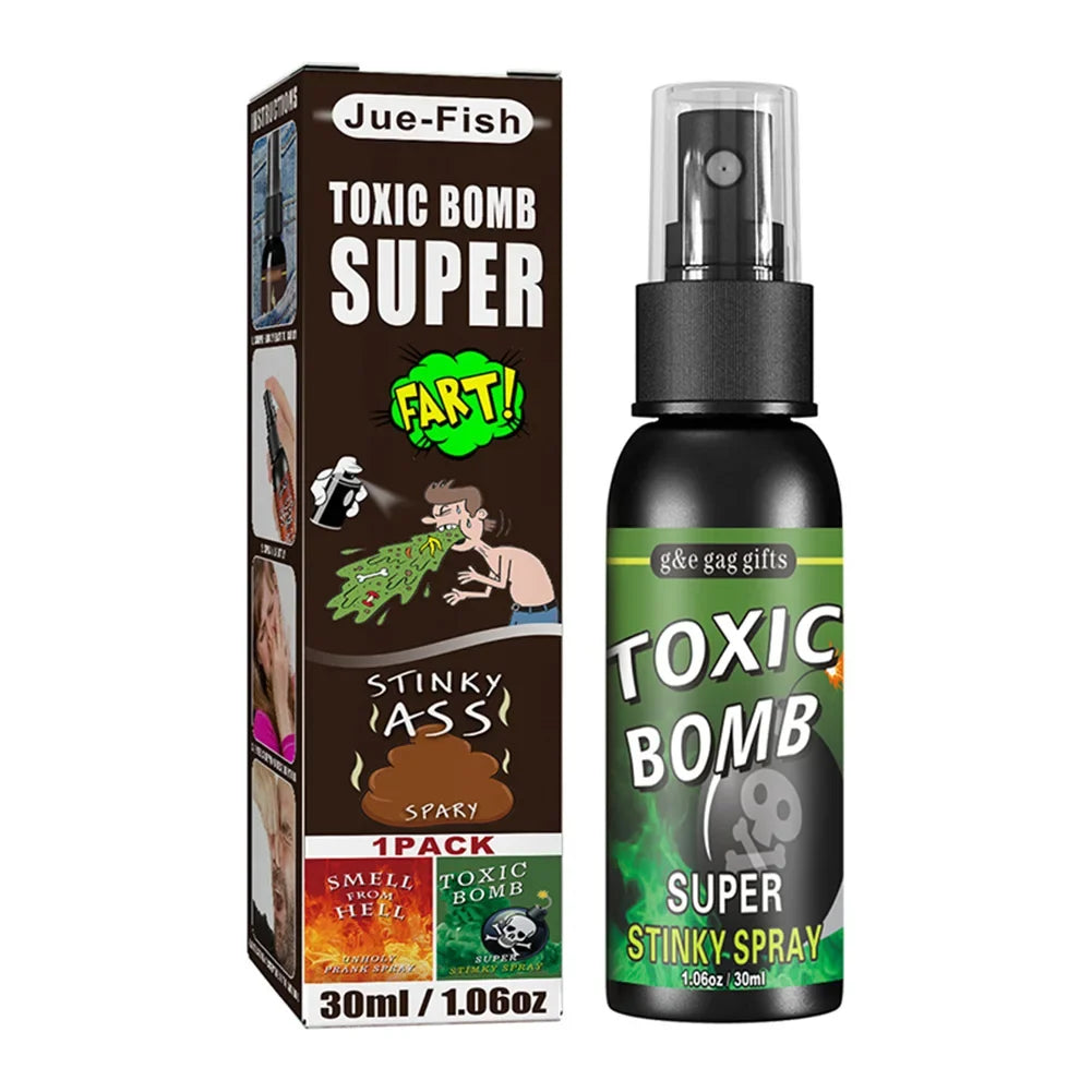 30ml Fart Spray Prank | Non-Toxic Stinky Gag Toy for Halloween Party