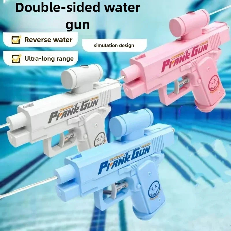 2-Way Reverse Splash Water Spray Gun | Double Directional Prank Toy