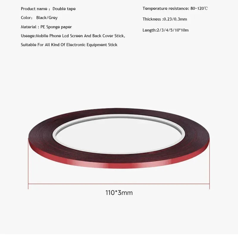 Amaoe Double Sided Adhesive Tape | High Temperature Resistant Sealing Tape for Phone and Tablet Repairs