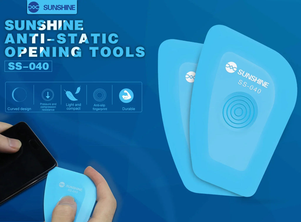 ESD Safe Pry Card Set | Anti-Static Phone Screen and Battery Disassembly Tool