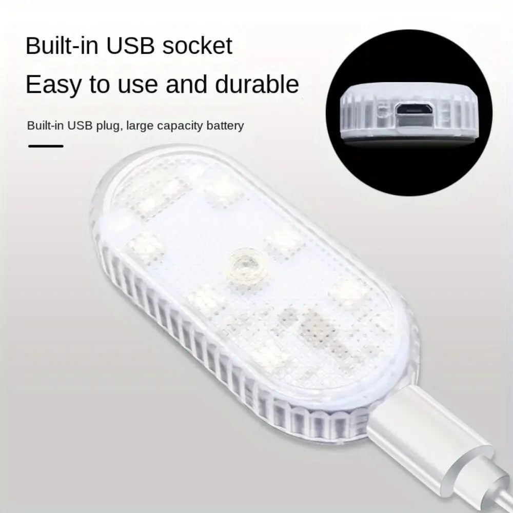 Wireless LED Car Interior Lights | USB Rechargeable Ceiling Lamp, Reading Light & Door Light