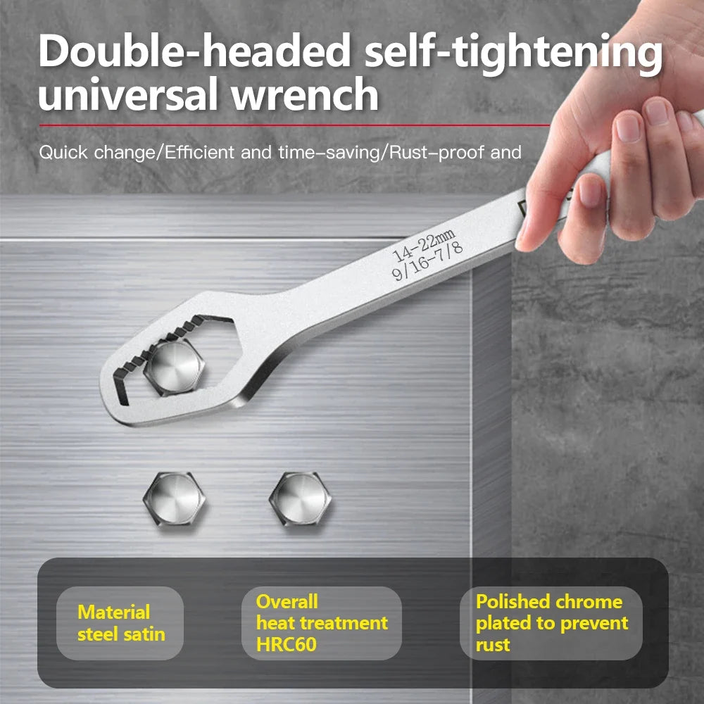 8-22mm Universal Torx Wrench | Self-Tightening Adjustable Glasses Wrench