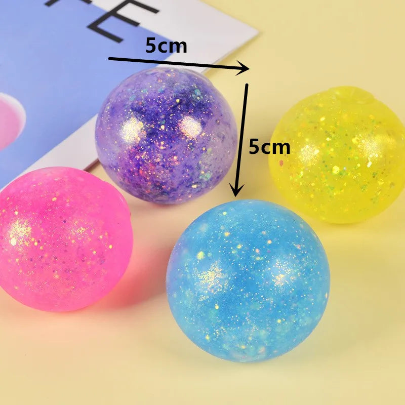 Maltose Colorful Aurora Duck Squeeze Toy | Stress Relief Stretch Toy for Adults and Kids