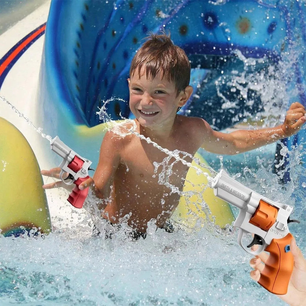 Water Blaster Revolver Toy | High-Powered Outdoor Water Gun for Kids