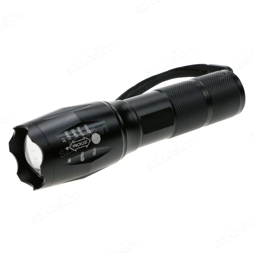 T6 LED Flashlight | Portable Telescopic Tactical Torch