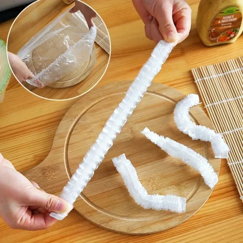Elastic Food Lids | Reusable Plastic Bowl Covers