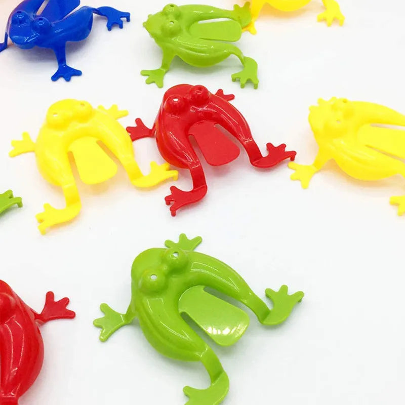Jumping Frog Bounce Fidget Toy Set | Novelty Stress Reliever Party Favors