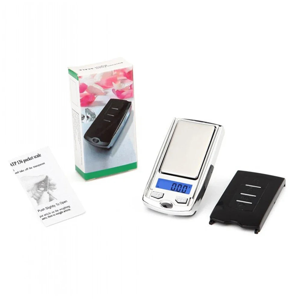 200g x 0.01g Mini Digital Pocket Scale | Precision Jewelry and Kitchen Scale