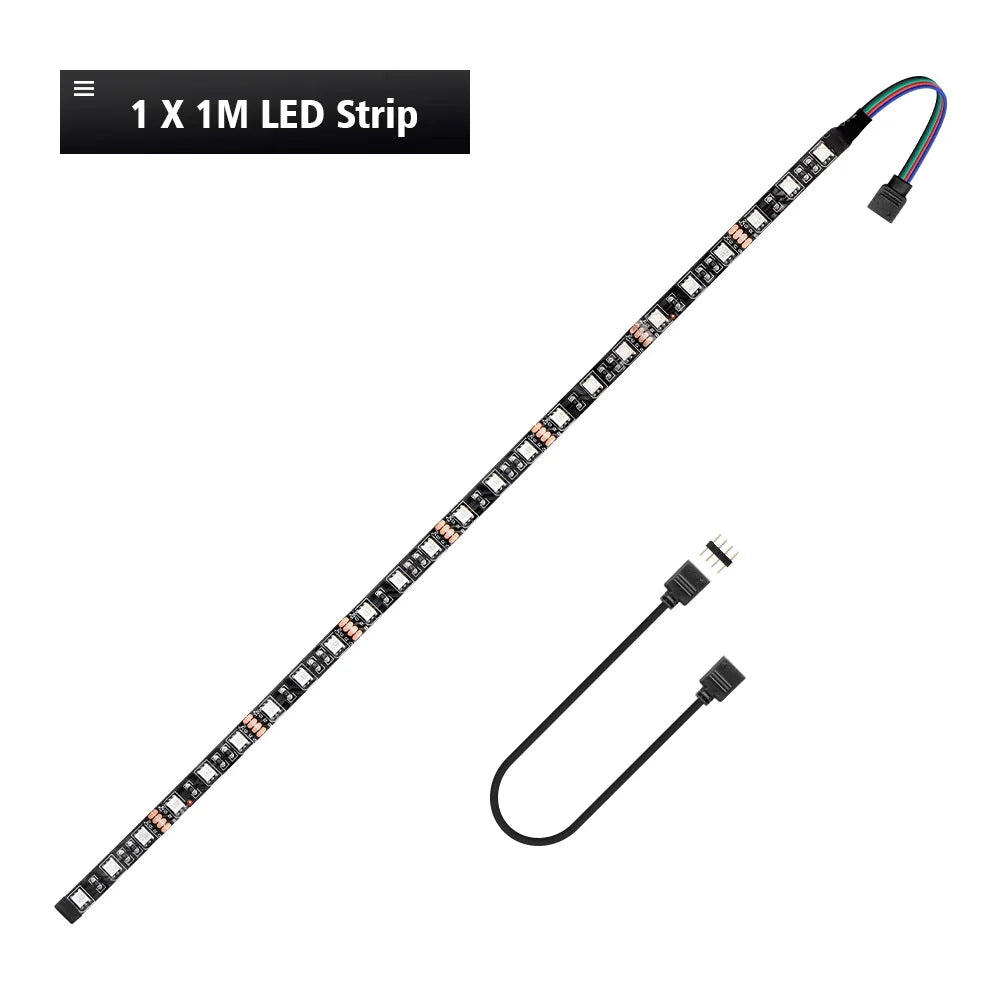 RGB Gaming LED Strip Light 1 to 2/3 Splitter Kit | For 12V Aura Sync Motherboard