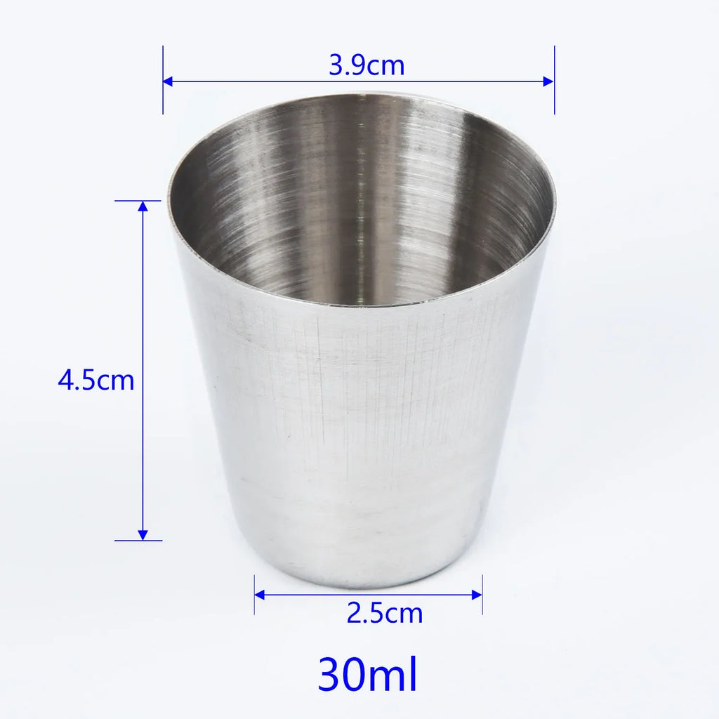 Stainless Steel Mini Cup Set | Portable Travel Drinkware