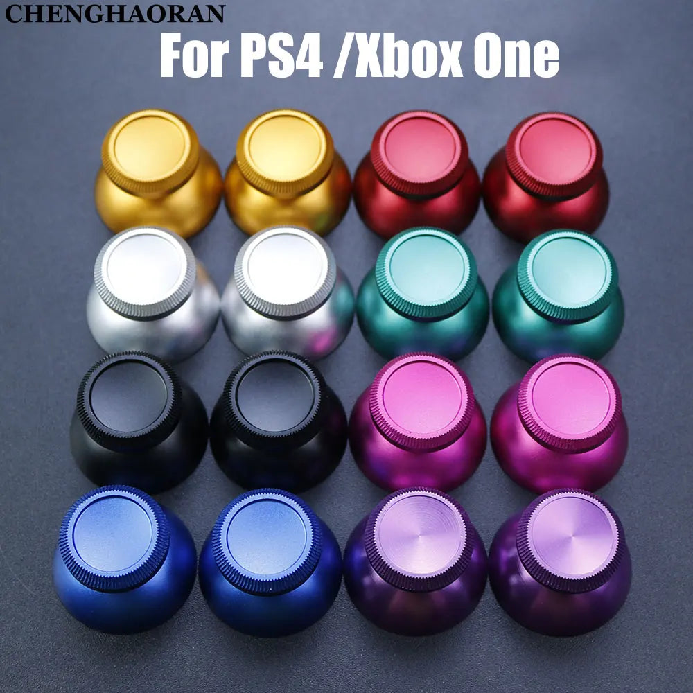 1Pair Aluminum 3D Analog Joystick Thumb Stick Grip Caps | For PS4, Xbox One, Series X|S