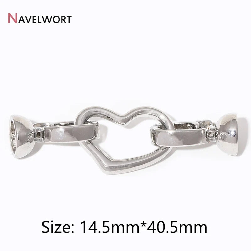 2/4/6Pcs Gold Color Round Jewelry Clasps | Locks For Bracelet Necklace Making Supplies