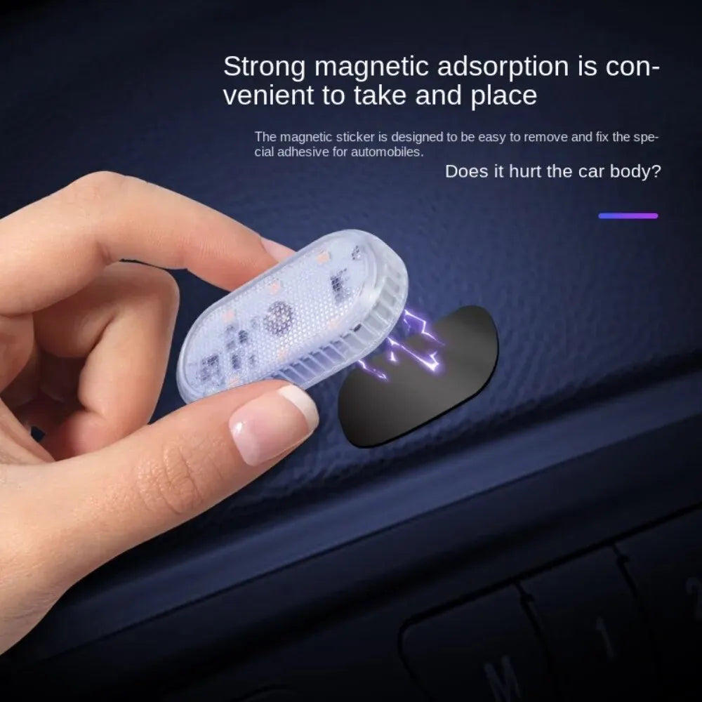 Wireless LED Car Interior Lights | USB Rechargeable Ceiling Lamp, Reading Light & Door Light