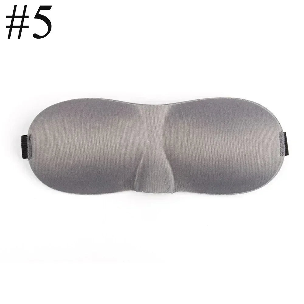 3D Contoured Sleep Mask for Men and Women | Zero Pressure Light Blocking Eye Cover