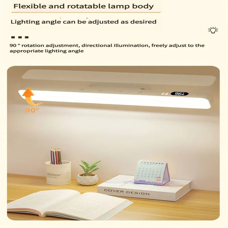 Rechargeable Desk Lamp | Magnetic USB LED Reading Light with Dimming